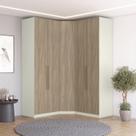Guarda-Roupa Modulado de Canto Oblíquo 5 Portas MDF Seletto