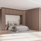 Guarda-Roupa Modulado de Canto Obliquo 8 Peças 9 Portas Orion CabeCasa MadeiraOriginals