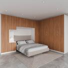 Guarda Roupa Modulado de Casal 12 Portas 6 Peças Hera CabeCasa MadeiraOriginals
