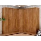 Guarda-Roupa Modulado de Casal Safira 001 em MDF com 9 Portas e 6 Gavetas Clic Móveis