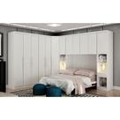 Guarda-Roupa Modulado de Casal Safira 002 em MDF com 12 Portas e 8 Gavetas Clic Móveis