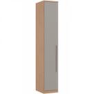 Guarda Roupa Modulado Elegance c/ 1 Porta 39,5 cm - Carvalho/Cinza