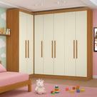 Guarda-Roupa Modulado Infantil 7 Portas Jasmim Guarda-Roupa Modulado Infantil 7 Portas Jasmim