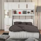 Guarda Roupa Modulado Paris 5 Portas Com Espelho E 2 Gavetas Branco Guarda Roupa Modulado Paris 5 Portas Com Espelho E 2 Gavetas Branco
