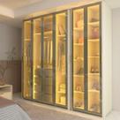 Guarda-roupa Modulado Reflecta 6 Portas 262,2cm X 240cm 100% Mdf Innova