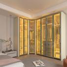 Guarda-roupa Modulado Reflecta 7 Portas 260cm X 240cm Mod 016 100% Mdf Innova