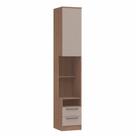 Guarda Roupa Modulado Requinte com 2 Gavetas - Macadâmia/Duna Line