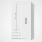 Guarda-Roupa Modulado Solteiro 4 Portas e 3 Gavetas Cancun Yescasa