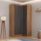 Guarda-roupa Modulado Viena 3 Portas 4 Gavetas 2 Peças Yescasa