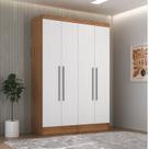 Guarda-roupa Modulado Viena 4 Portas 4 Gavetas 2 Peças Yescasa