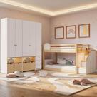 Guarda-roupa Modulado Wave e Beliche Montessoriano New Garden Casatema Madeiraoriginals
