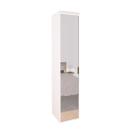 Guarda Roupa Modular 1 Porta Espelho com Gavetas 45 cm Lotus Belmax Guarda Roupa Modular 1 Porta Espelho com Gavetas 45 cm Lotus Belmax