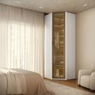 Guarda-roupa Modular 1 Porta Reflecta Canto Altezza Guarda-roupa Modular 1 Porta Reflecta Canto Altezza