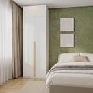 Guarda-Roupa Modular 2 Peças 4 Portas e Gaveteiro Jade CabeCasa MadeiraMadeira Branco Fosco