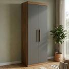 Guarda Roupa Modular 2 Portas 2 Gavetas Gênova Plus