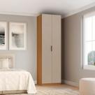 Guarda-roupa Modular 2 Portas em Mdf com Gavetas 70cm Altezza Clean