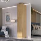 Guarda Roupa Modular 41cm 1 Porta e Nichos 100% MDF