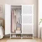 Guarda Roupa Modular 6 Portas Com Sapateira Cabideiro Closet Organizador Branco Guarda Roupa Modular 6 Portas Com Sapateira Cabideiro Closet Organizador Branco