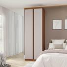 Guarda-roupa Modular 79cm 2 Portas e Prateleiras Arani CabeCasa MadeiraOriginals Cinamomo/Off White Guarda-roupa Modular 79cm 2 Portas e Prateleiras Arani CabeCasa MadeiraOriginals Cinamomo/Off White