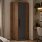 Guarda Roupa Modular Canto 1 Porta Gênova Plus