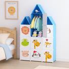 Guarda Roupa Modular Infantil Castelo 13 Nichos Organizador