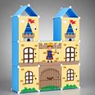 Guarda Roupa Modular Infantil Organizador com 10 Nichos Tema Castelo