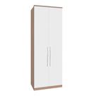 Guarda Roupa Modulo 2 Portas e 3 Gavetas 245cm Setiba Plus Carvalho/Branco Guarda Roupa Modulo 2 Portas e 3 Gavetas 245cm Setiba Plus Carvalho/Branco