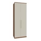 Guarda Roupa Modulo 2 Portas e 3 Gavetas 245cm Setiba Plus Carvalho/Off White