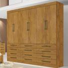 Guarda Roupa Mônaco Casal 6 Portas 12 Gavetas Cor Carvalho Guarda Roupa Mônaco Casal 6 Portas 12 Gavetas Cor Carvalho