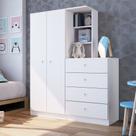 Guarda Roupa Montessoriano 110,6cm 02 portas com Cômoda 04 Gavetas GR7000 Meu Fofinho Guarda Roupa Montessoriano 110,6cm 02 portas com Cômoda 04 Gavetas GR7000 Meu Fofinho