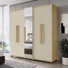 Guarda-Roupa Munique C/Espelho Cinamomo RV Móveis