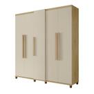 Guarda-Roupa Munique Cinamomo/Off White RV Móveis