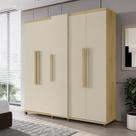 Guarda-Roupa Munique Cinamomo/Off White RV Móveis
