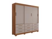 Guarda-Roupa New Star 3 Portas 9 Gavetas 1,80 Salleto