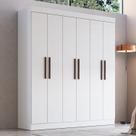 Guarda-roupa New Xangai 6 Portas 2 Gavetas Internas Guarda-roupa New Xangai 6 Portas 2 Gavetas Internas