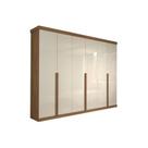 Guarda Roupa Panan Guarapari 6 Pts 6 Pts Avelã/Off White