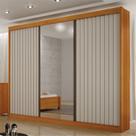 Guarda-roupa para Casal com Espelho San Marino 100% MDF