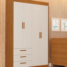 Guarda-roupa para Quarto de Bebê 4 Portas e 3 Gavetas Zaki Areia Fosco /Savana Guarda-roupa para Quarto de Bebê 4 Portas e 3 Gavetas Zaki Areia Fosco /Savana