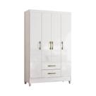 Guarda-Roupa Paraty Branco Moval Guarda-Roupa Paraty Branco Moval