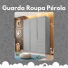 Guarda Roupa Pérola 3p Cinza_ Phoenix Baby