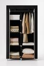 Guarda roupa portátil dobrável armário organizador cortina RF