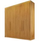 Guarda Roupa Potente Solteiro Ripado 4 Portas 3 Gavetas Europa Cor Peroba Guarda Roupa Potente Solteiro Ripado 4 Portas 3 Gavetas Europa Cor Peroba