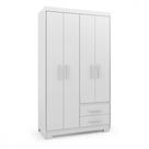 Guarda Roupa Primacy 4 Portas 2 Gavetas Branco Batrol Guarda Roupa Primacy 4 Portas 2 Gavetas Branco Batrol
