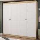 Guarda Roupa Provençal 198cm x 200cm 4 Portas 2 Gavetas