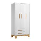 Guarda-Roupa Q Encanto Slim Branco - QMovi Guarda-Roupa Q Encanto Slim Branco - QMovi