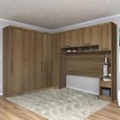 Guarda Roupa Queen Modulado Cp06 Delphi Avelã L01 - Mpozenato