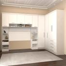 Guarda Roupa Queen Modulado Cp09 Taiga Branco L01 - Mpozenato