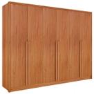 Guarda Roupa Realeza Casal 6 Portas 6 Gavetas Tcil Cor Cinamomo