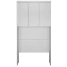 Guarda Roupa Rizon Módulo Aéreo Solteiro 3 Portas Novo Horizonte Cor Branco