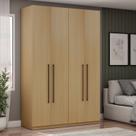 Guarda-roupa Roupeiro 4 Portas 3 Gavetas 100% Mdf Modulado Infinity